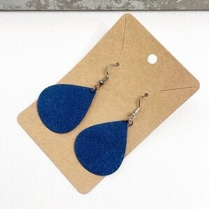 Teardrop hand made earrings